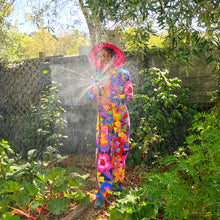 Load image into Gallery viewer, Splash Posy - "Lite" Flouncy Overalls