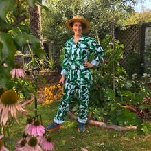 Load image into Gallery viewer, Leafy Green - "Lite" Flouncy Overalls