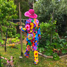 Load image into Gallery viewer, Splash Posy - "Lite" Flouncy Overalls