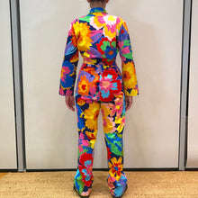 Load image into Gallery viewer, Splash Posy - "Lite" Flouncy Overalls