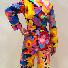 Load image into Gallery viewer, Splash Posy - "Lite" Flouncy Overalls