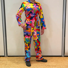 Load image into Gallery viewer, Splash Posy - "Lite" Flouncy Overalls