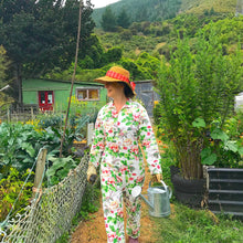 Load image into Gallery viewer, Peonies - Flouncy Overalls