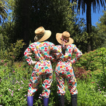 Load image into Gallery viewer, Fruity Faces - Flouncy Overalls