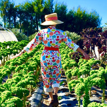 Load image into Gallery viewer, Fruity Faces - Flouncy Overalls