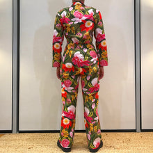 Load image into Gallery viewer, Floral Fiesta - Flouncy Overalls