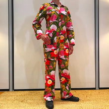 Load image into Gallery viewer, Floral Fiesta - Flouncy Overalls