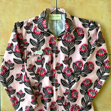 Load image into Gallery viewer, Pink Protea - Flouncy Overalls
