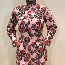 Load image into Gallery viewer, Pink Protea - Flouncy Overalls