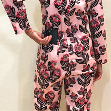 Load image into Gallery viewer, Pink Protea - Flouncy Overalls