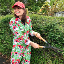 Load image into Gallery viewer, Poppy Love - Flouncy Overalls
