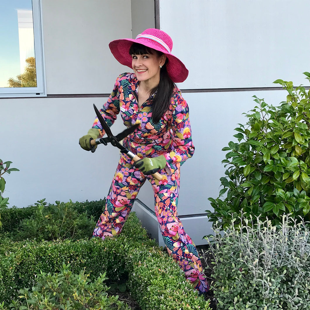 Florally - Flouncy Overalls