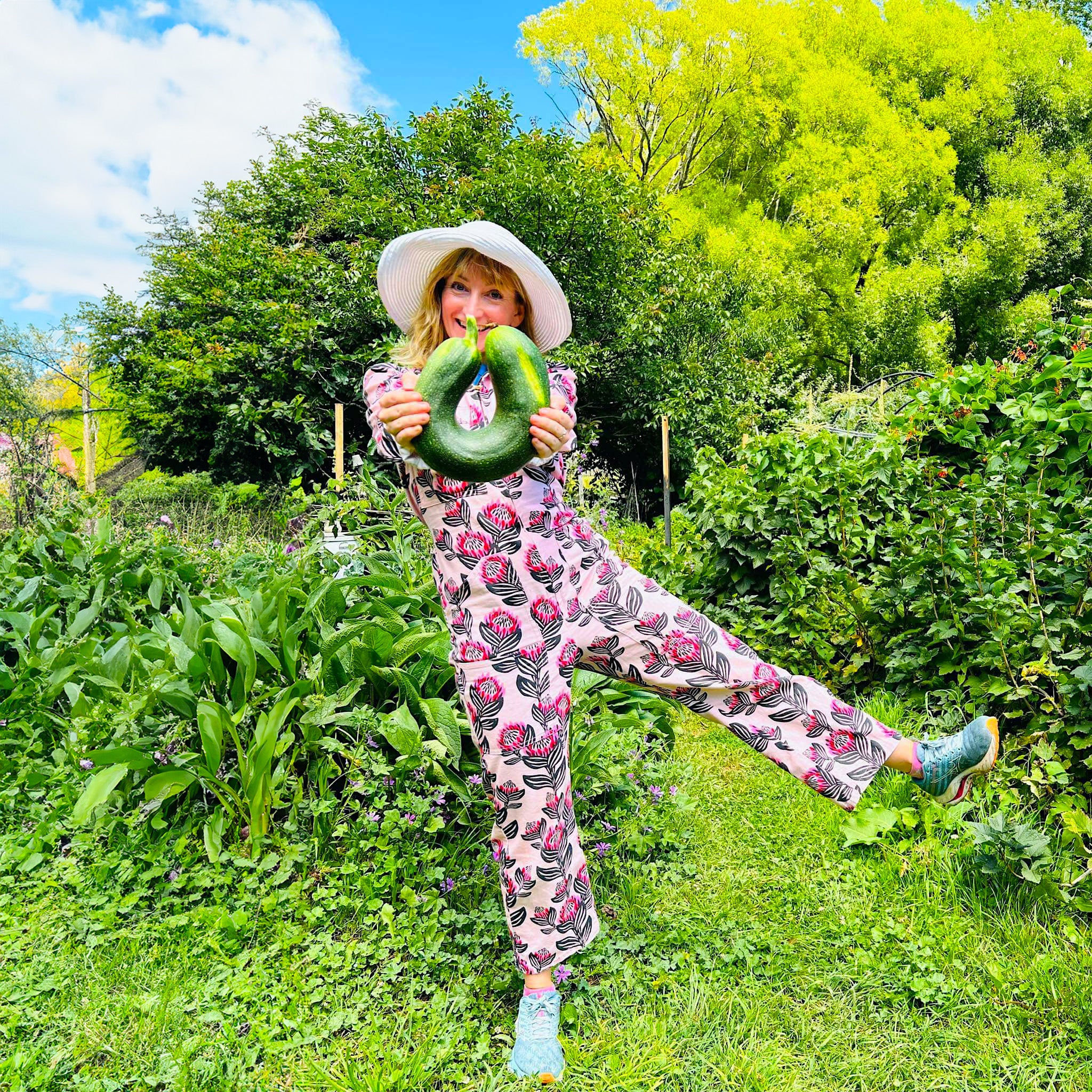 Pink Protea Women's Cotton Overalls - Made in New Zealand