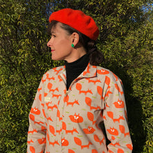 Load image into Gallery viewer, Tangerine Fox Overalls
