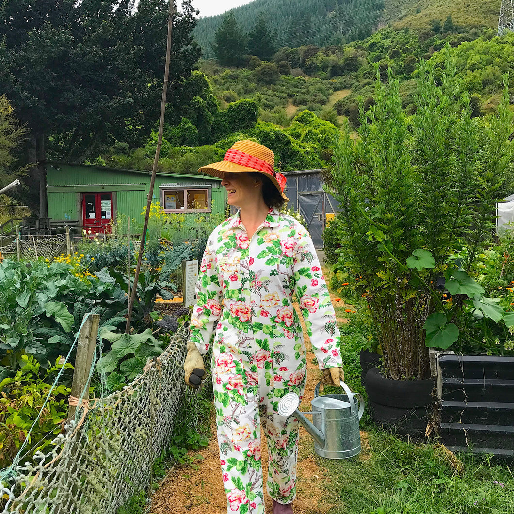 Peonies Overalls